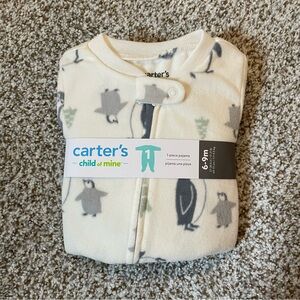 Carter’s Baby Fleece Footie Pajamas- Size 6-9 months